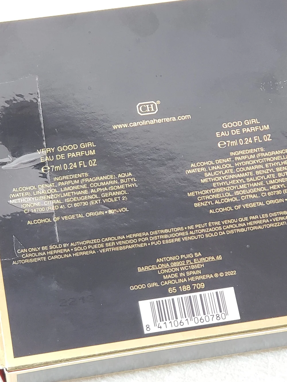 Carolina Herrera Good Girl & Good Girl Blush Miniature Duo Set Splash 7ml/0.24oz - Picture 7 of 9